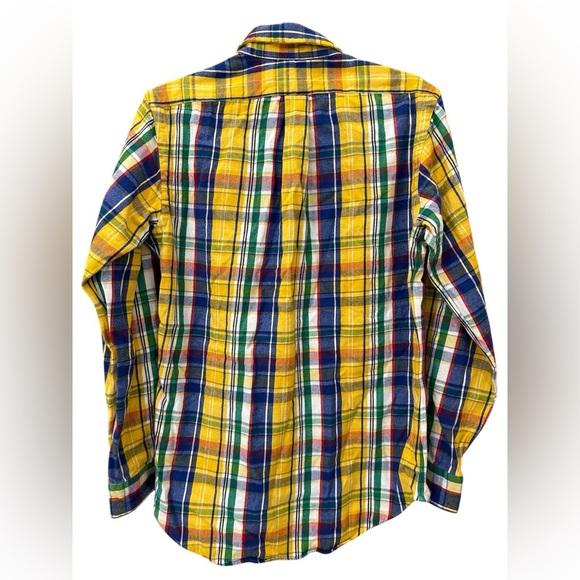 Ralph Lauren Men’s. Yellow and Blue Classic Button Down Shirt. Size small. - Picture 3 of 11
